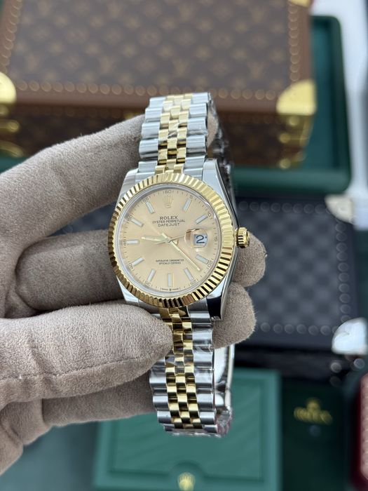 Rolex Date-Just 41mm Champagne