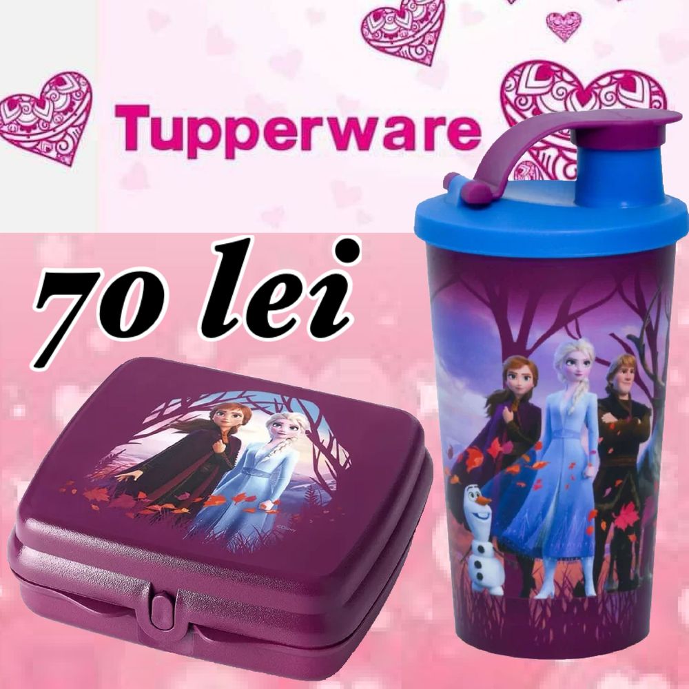 Set Pahar NC cu tartă Tupperware