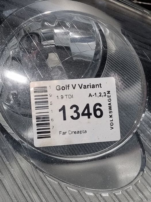 Far Dreapta Volkswagen Golf V Variant 2007 - 2009 Combi 4 Usi (1346) Xenon EUROPA