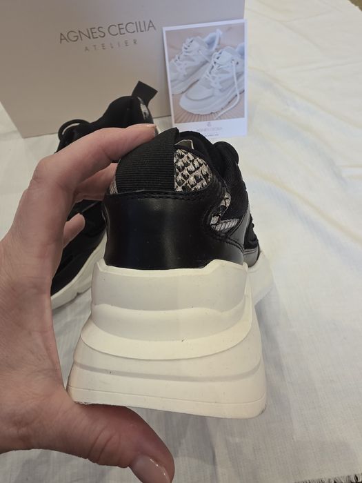 Pantofi casual Agnes Cecilua, noi, 38