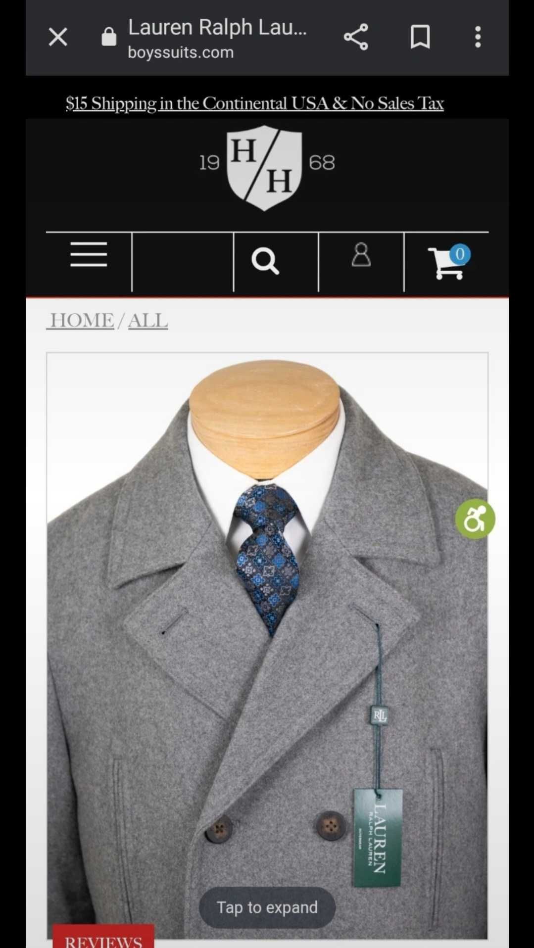 Palton Ralph Lauren bărbați