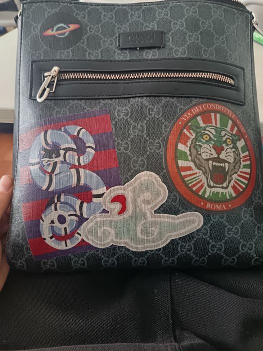 Сумка Gucci с колабой suprim