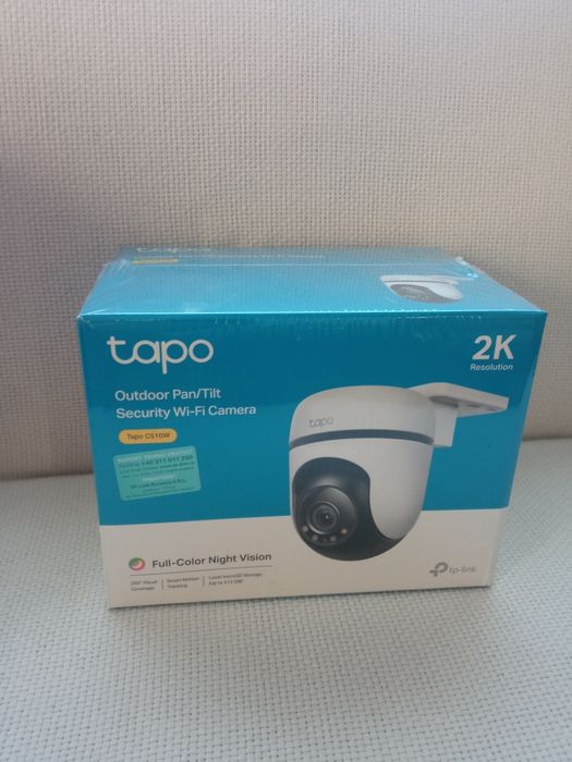 Cameră TP-LINK Tapo C510W 3MP, EXTERIOR, IP PTZ, Wifi, il fundal