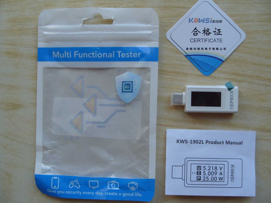 Нов модел мултифункционален USB Type-C тестер KWS-1902L