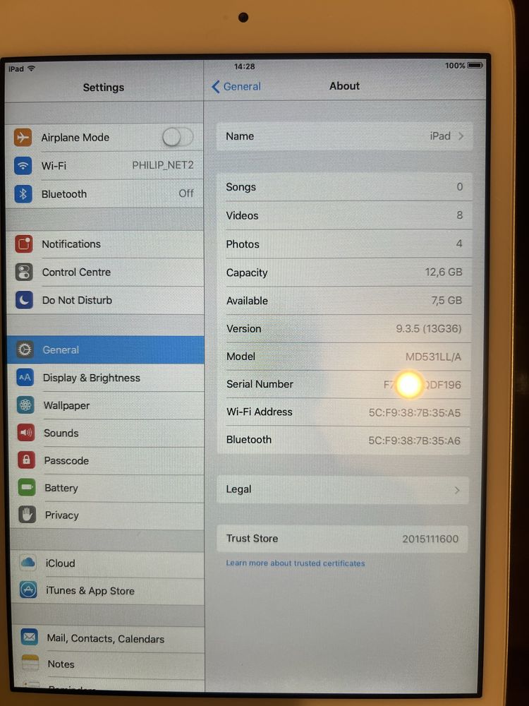 iPad Mini 1 (WiFi) / 16GB