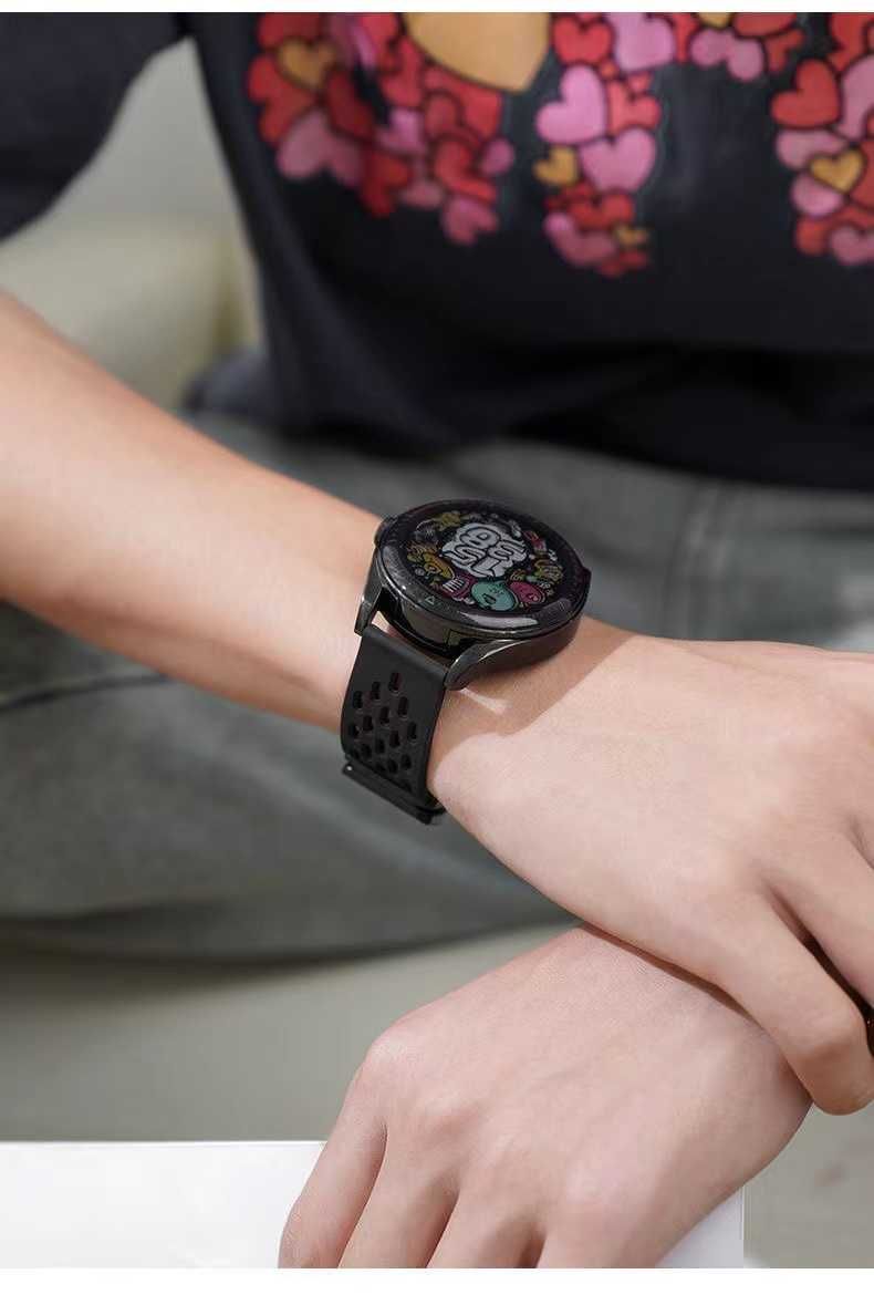 Спортна Магнитна Силиконова Каишка Galaxy Watch Active Huawei GT2 22мм