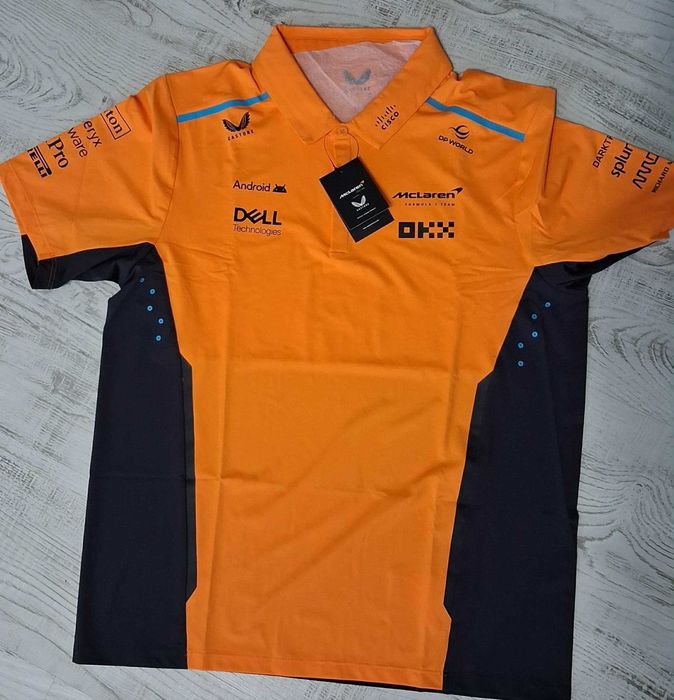 ОРИГИНАЛНА McLaren F1 Team Shirt тениска поло  мото Mc Laren макларън