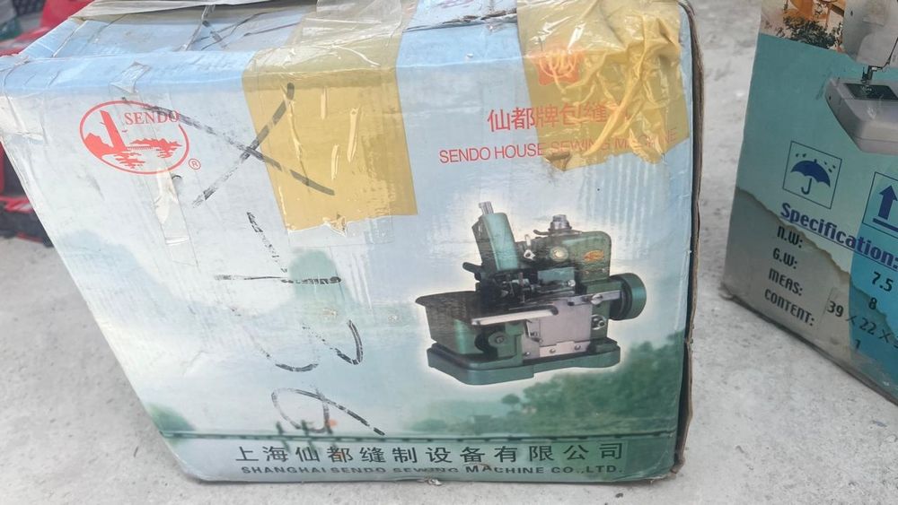 оверлок и швейная машина. новые!