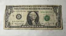 Bancnota de 1 dolar din 1974