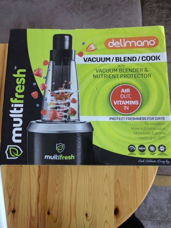 Delimano multifresh vacuum+chop/process/grate