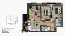 Comision 0% la cumparator! Apartament 3 camere, 81,60 mp, zona Satina