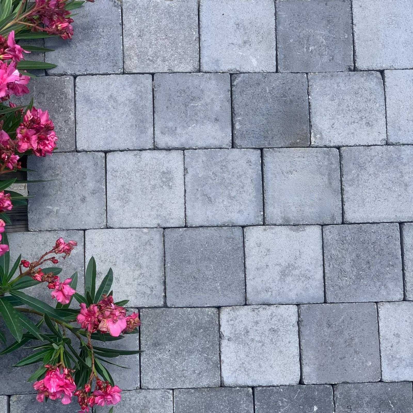 Pavaj Antichizat Pompei (Gri-Negru) 3 dimensiuni