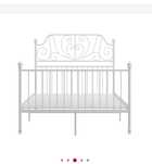Pat ikea metalic si saltea Previ