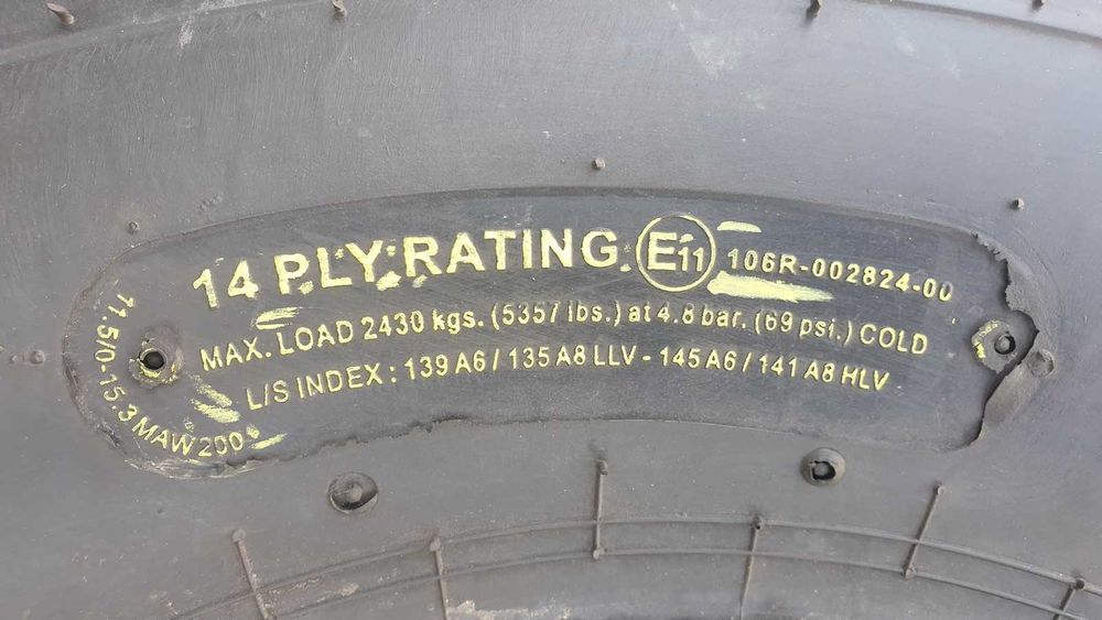 11.5/80-15.3 anvelope agricole noi miguri sau remorci cu garantie 14pr