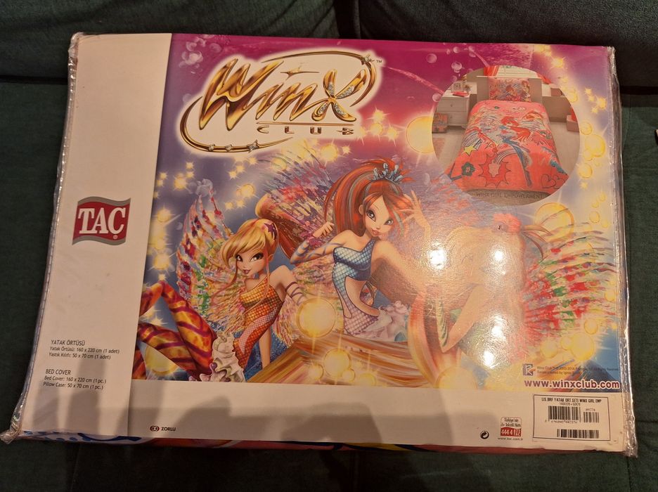 Камплект TAC Winx club завивка/одеално и калъвка