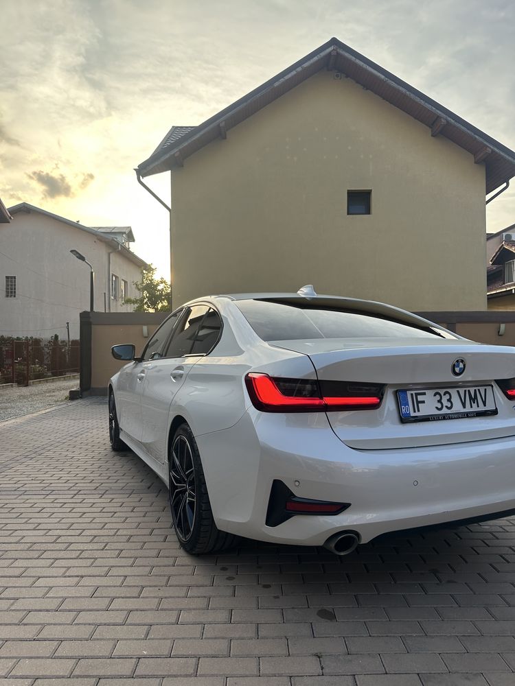 Bmw 318i 2021 G20 culoare perlata (alb),
