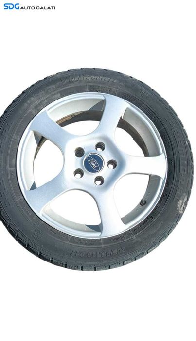 Set 4 Jante Complet cu Prezoane Aliaj 205 55 16 R16 ET50 6½Jx16H2 Ford Mondeo MK3 2000 - 2007 [M8908]