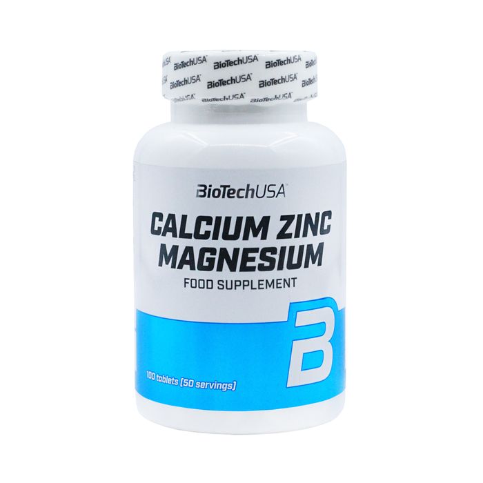 Кальций, Цинк и Магний BioTech USA 500 мг 100 таблеток