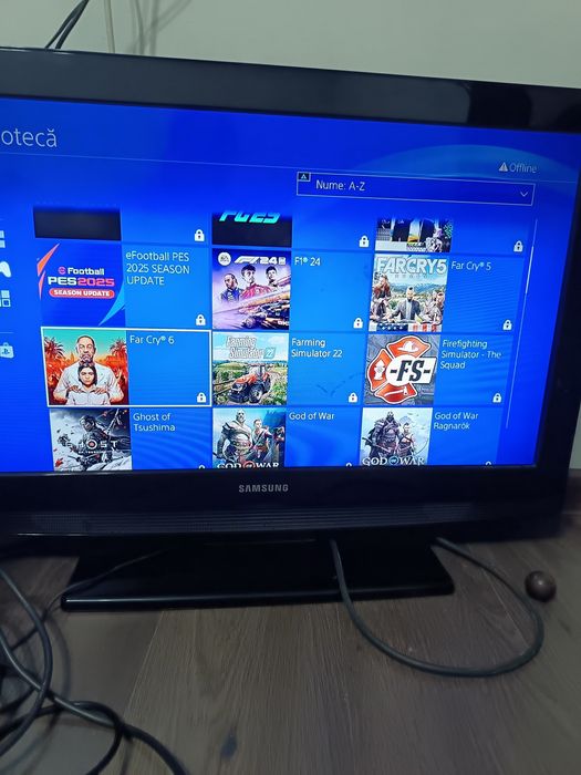 PlayStation 4 PS4 Slim ModaT (Orice Joc Gratis) +70 Jocuri