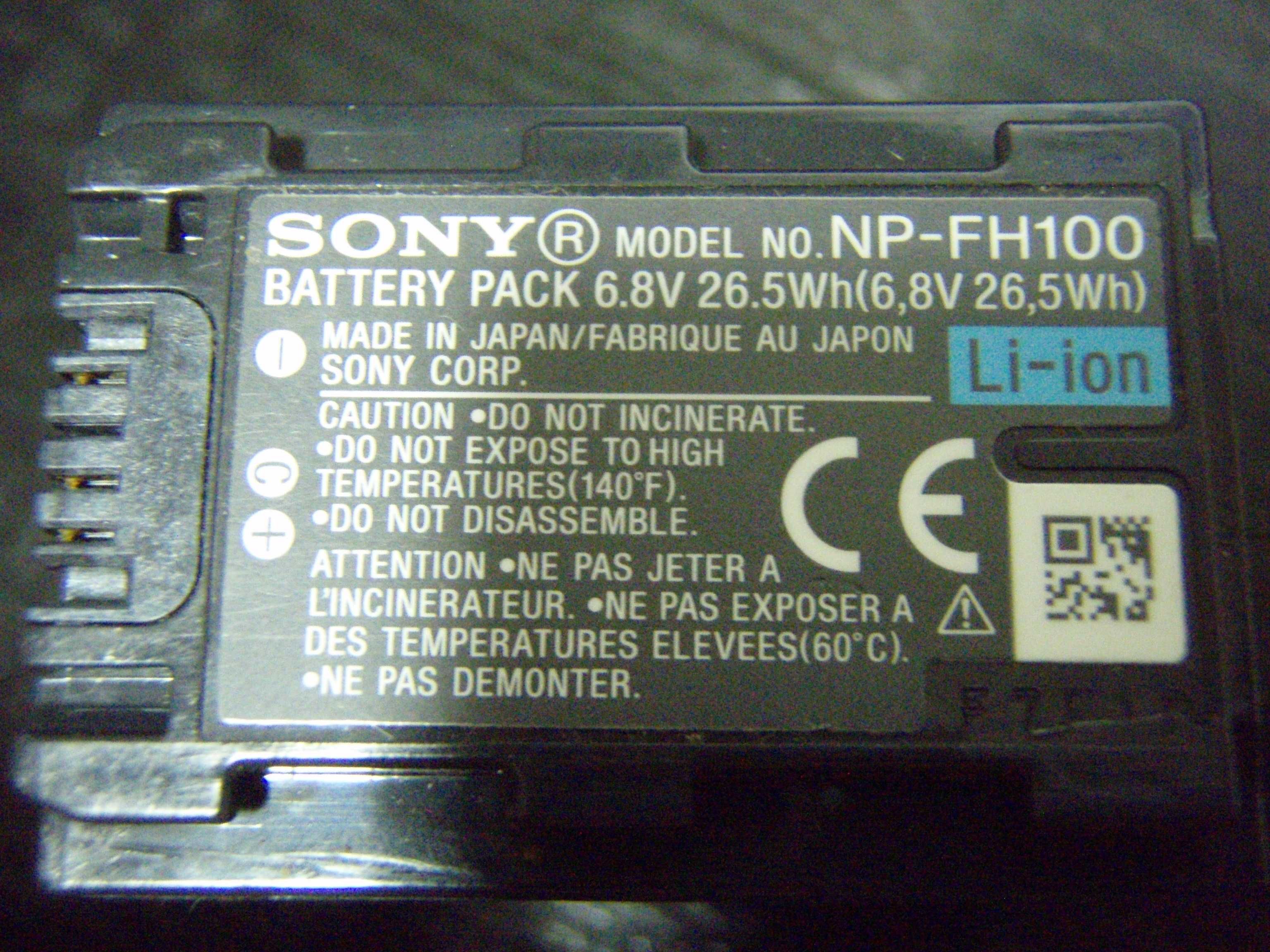 Acumulator extins camera video Sony NP-FH100