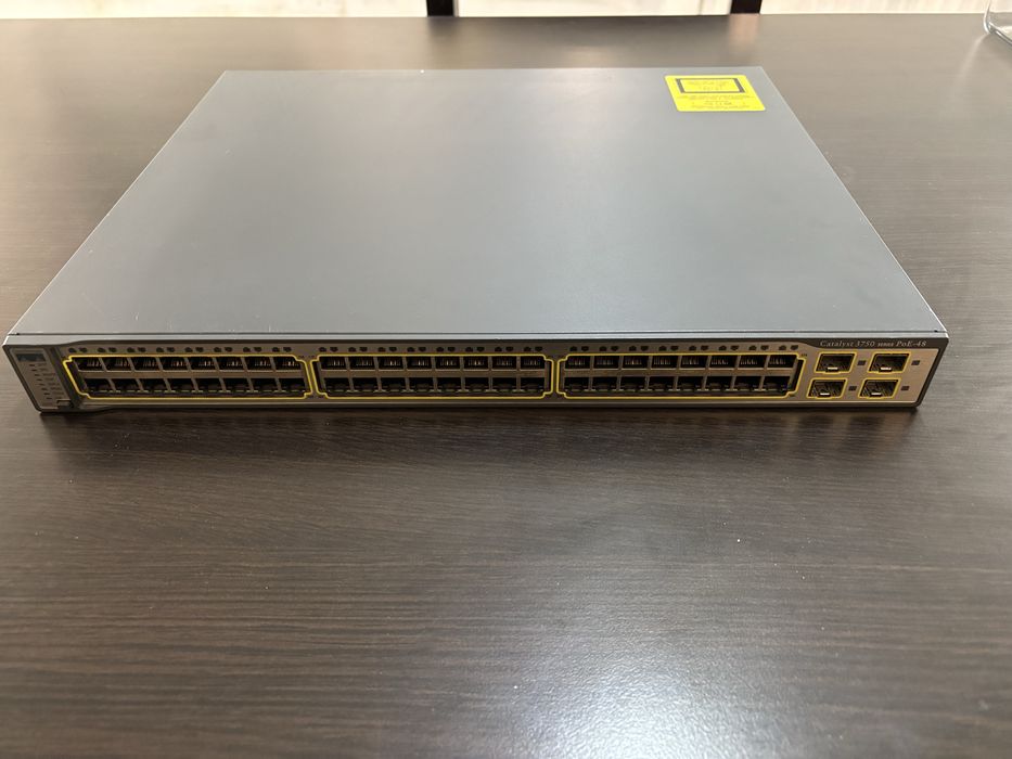 Cisco Catalyst 3750 PoE 48 porturi si 4 uplink uri WS C3750 48PS S