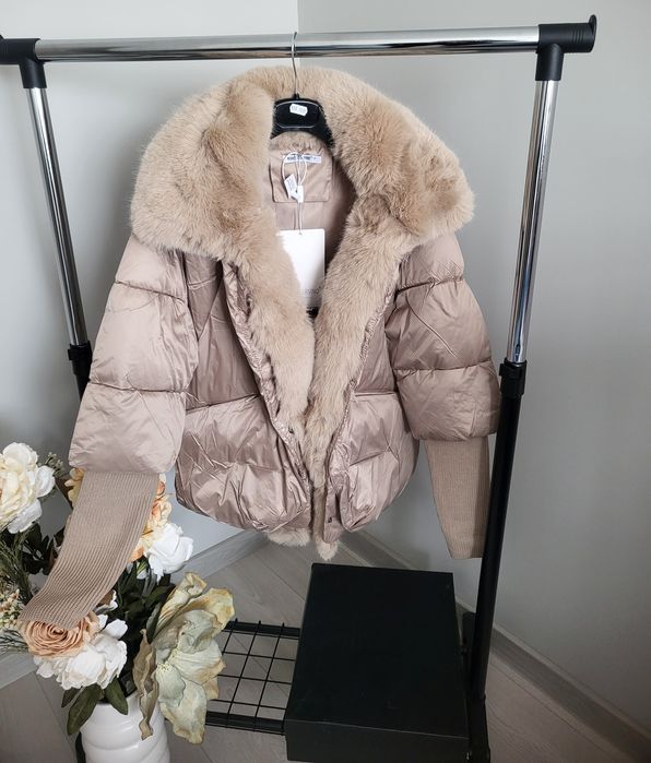 Уникално яке с пух