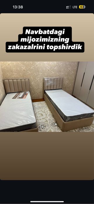 Kravat Krovat Кровать Акция 1 kishilik krovat