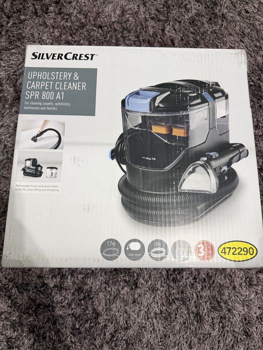 Aspirator cu spalare tapiterie si covoare. Injectie de solutie.