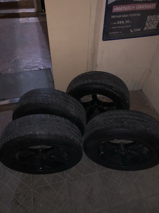 Diska balon R16 kobaltda turgan