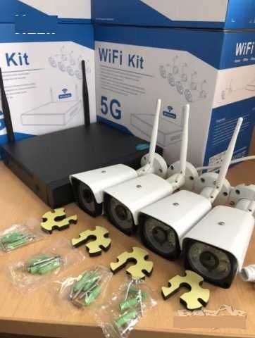 Нови wifi ip 1080p Версия ULTRA 8mp 4/8 камери комплект видеонаблюден