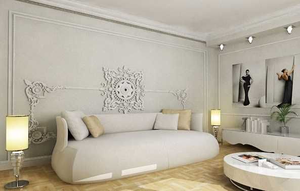 Лепка из гипса, лепнина