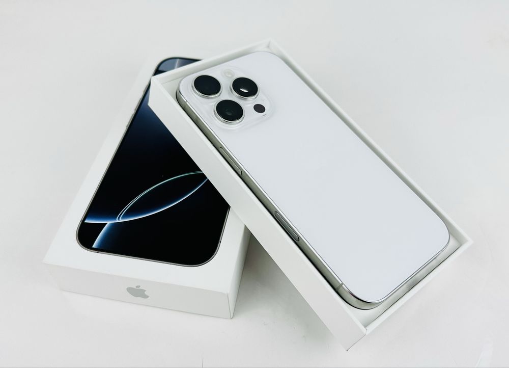 Apple iPhone 16 Pro Max 256GB White 100% Батерия! Гаранция!