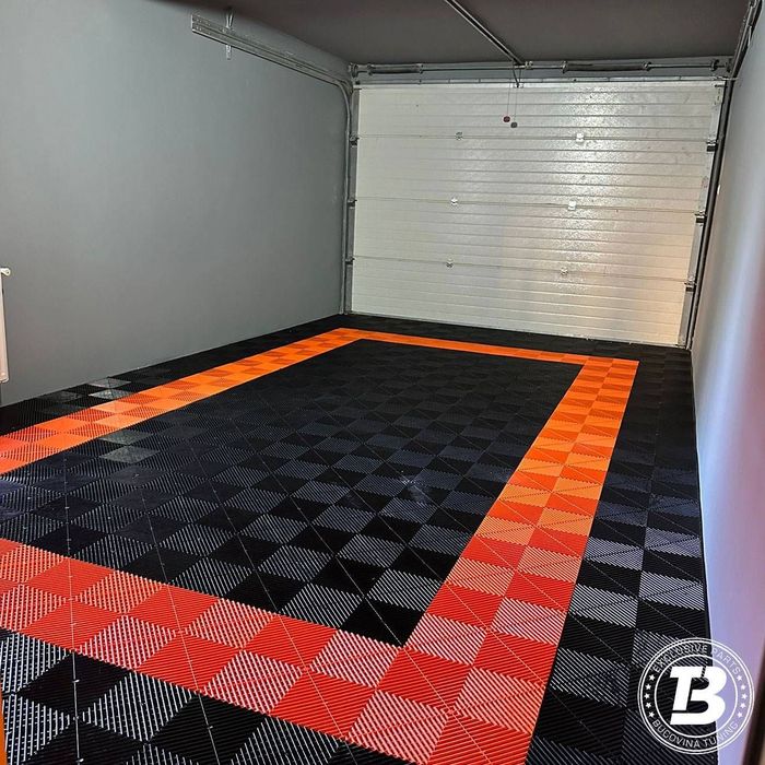 Pardoseala Modulara pentru Garaj si Ateliere Detailing - Portocalie