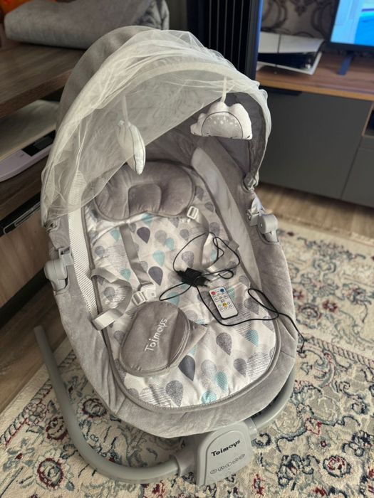 Детский электрошезлонг