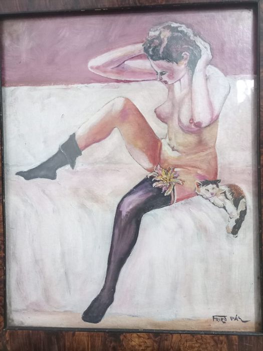 Vând pictura tema nud