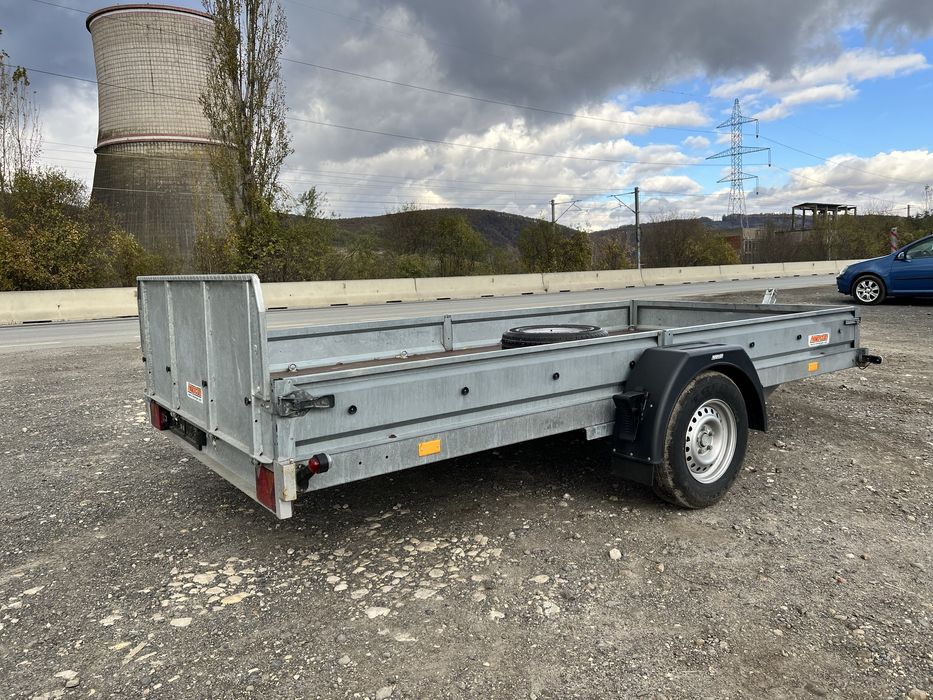 Remorca auto basculabila 1500kg fabricata 08.2024 acte Austria