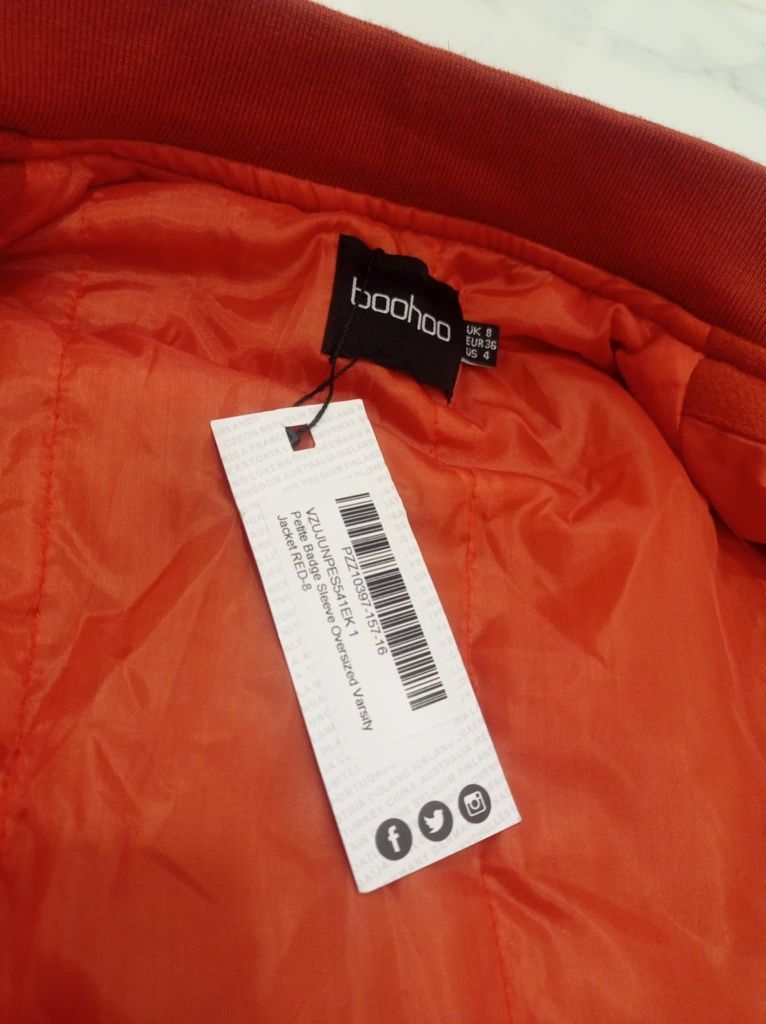 Дамско бомбър яке Boohoo