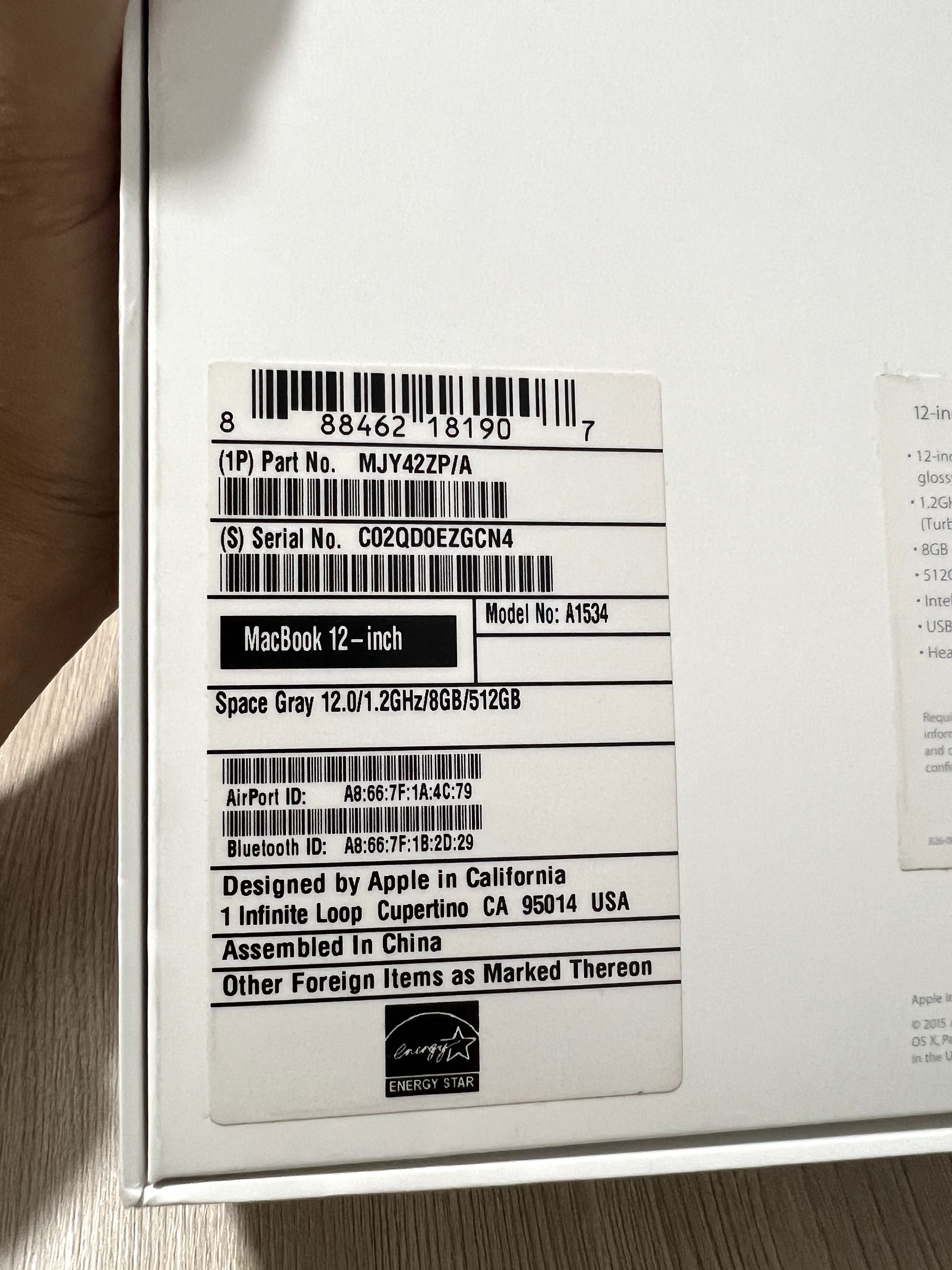 MacBook Air 12, 2015