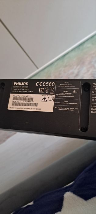 Soundbar philips cu subwoofer