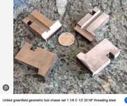 Bacuri de filetat Patent GEOMETRIC diferite dimensiuni
