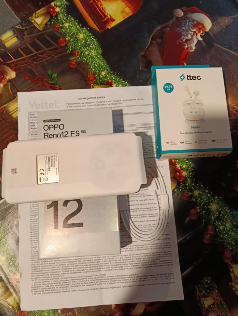 Нов OPPO Reno 12FS 5G+ttec гаранция