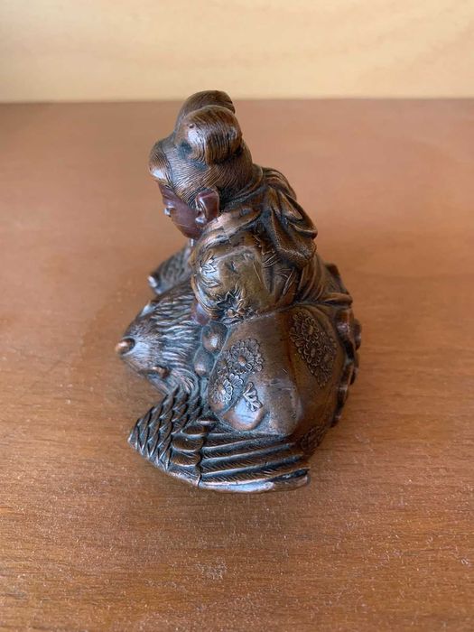 Tengu бронзова статуетка