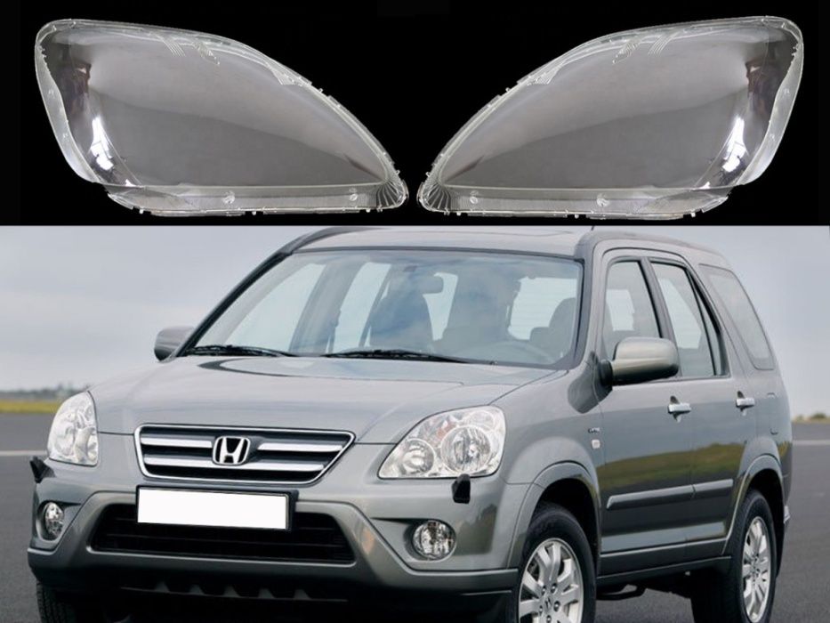 Комплект Стъкла за фарове на Honda CR-V MK2 Facelift / Хонда ЦР-В