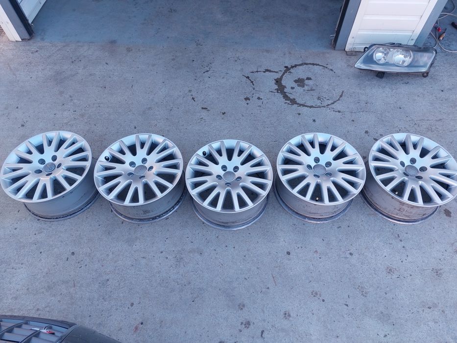 Set 5 jante aliaj originale AUDI R17 5x112 CB 57.1 mm 7.5J ET45