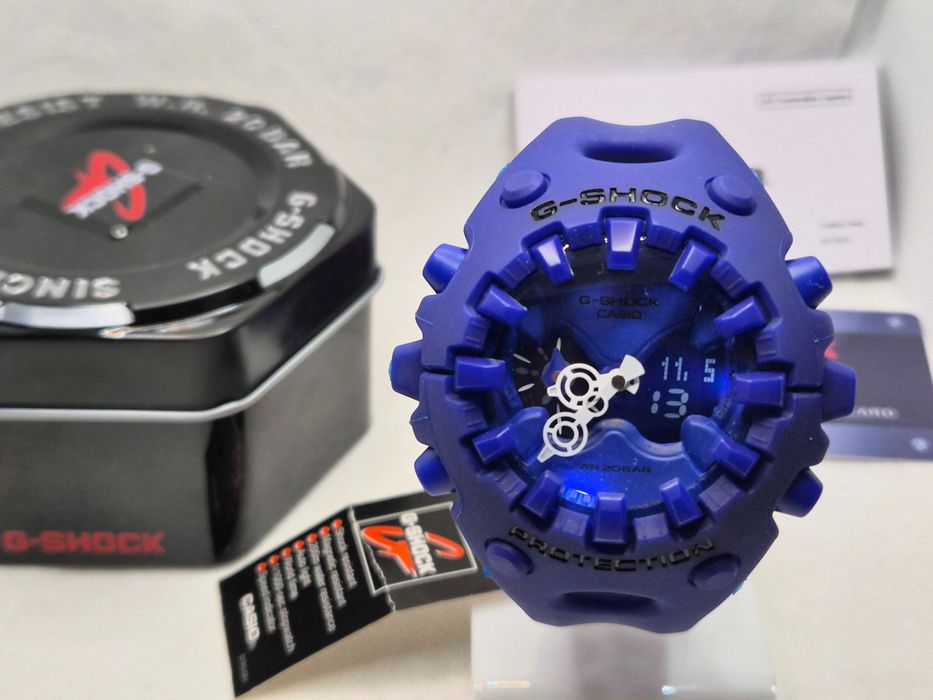 Ceas Sport Casio g shock GA-V01 albastru, Nou,Garantie 2 ani