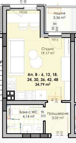 Продава се Едностаен апартамент в Пловдив, Кършияка - 42 кв.м за 980 €/кв.м - Снимка #1