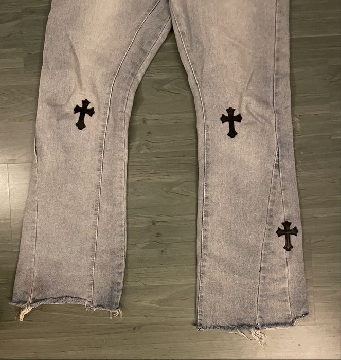 Chrome Hearts дънки тип Flared