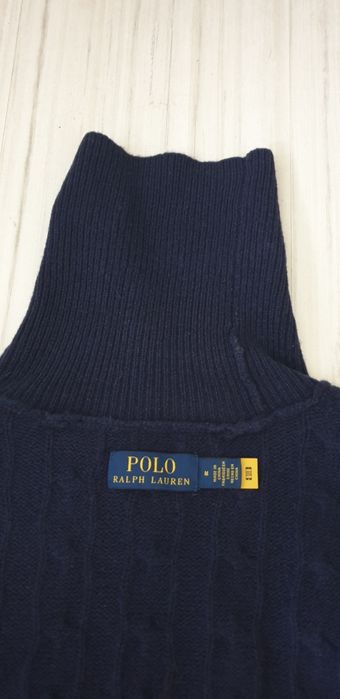 POLO Ralph Lauren Cable Wool M - L НОВО! ОРИГИНАЛ! Mъжки Поло Пуловер