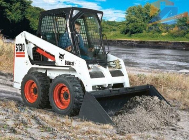 Аренда, услуги мини погрузчик Bobcat S130