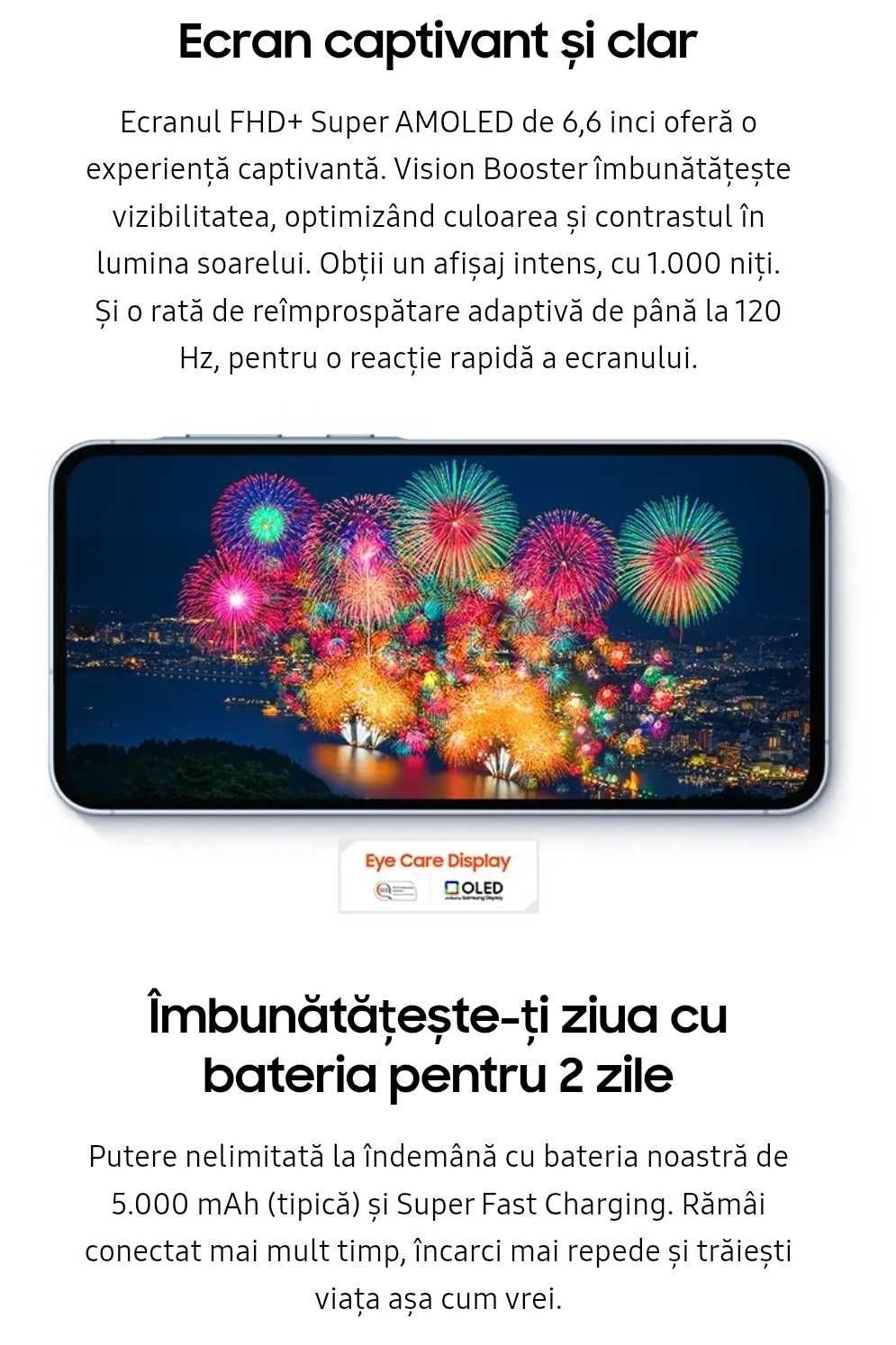 Samsung A 55, 5G, 128 GB nou, in cutie sigilata